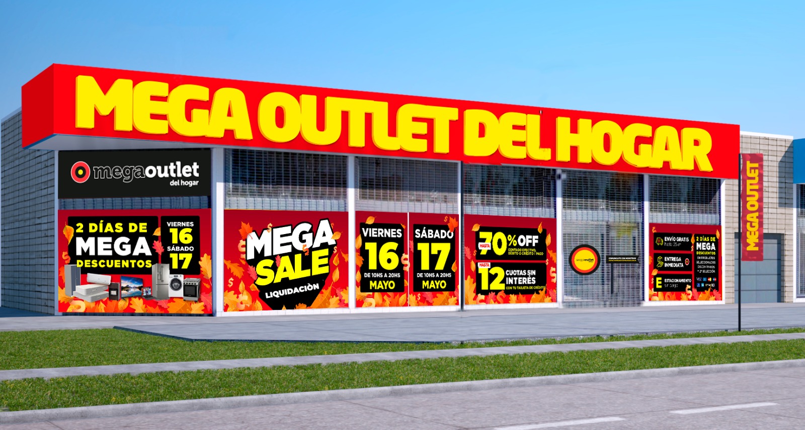 Hasta un 70%: Mega Outlet del Hogar realiza edición especial de liquidación cerca de Funes